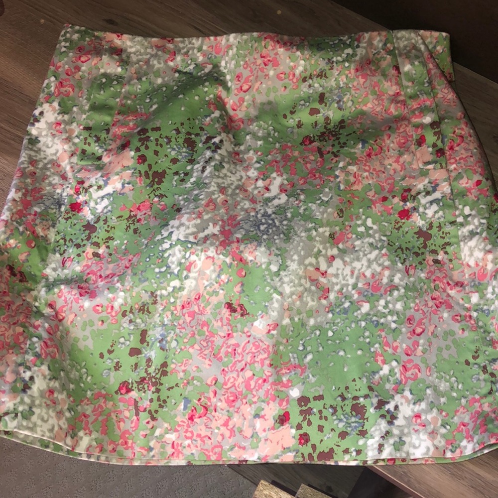 J Crew Floral Skirt with Pockets 4